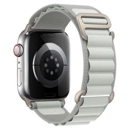 Nylon Alpine Strap for Apple Watch – Adjustable Sport Band (40–49mm, Ultra & Series Compatible)