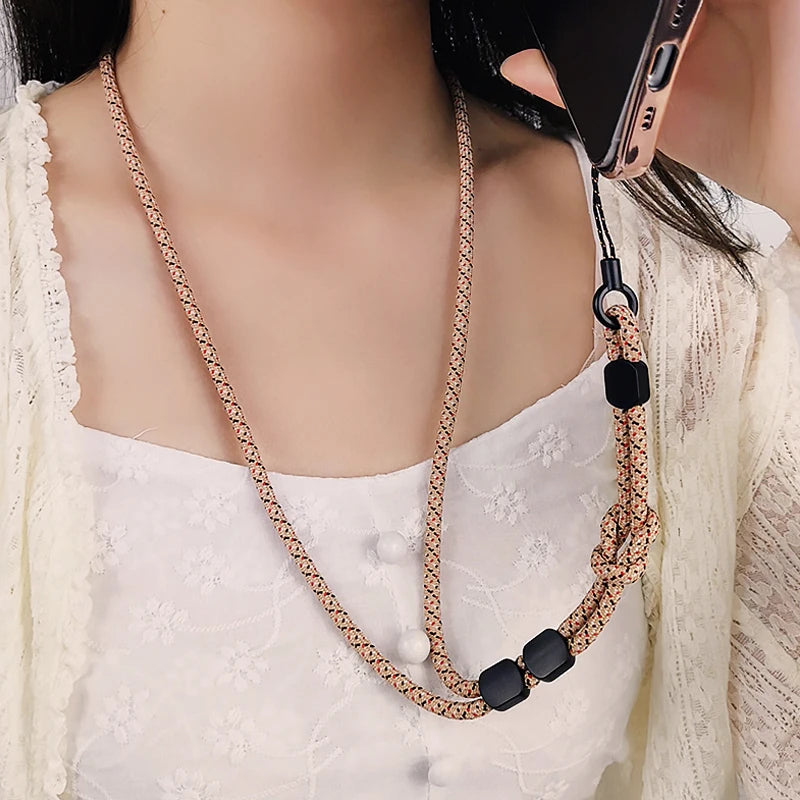 Phone Lanyard Strap – Wrist & Shoulder Hanging Cord for Smartphones (iPhone Compatible)