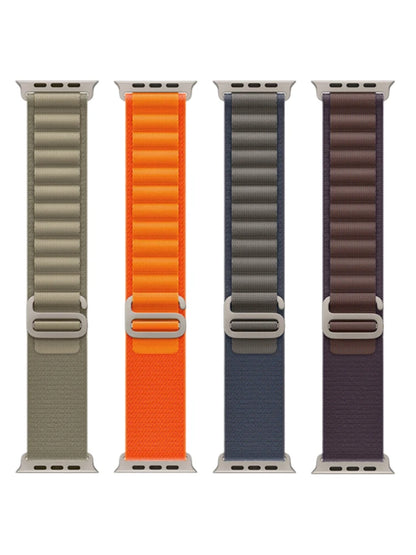 Alpine Loop Strap for Apple Watch – Rugged Adjustable Band (40–49mm, Ultra/Series Compatible)