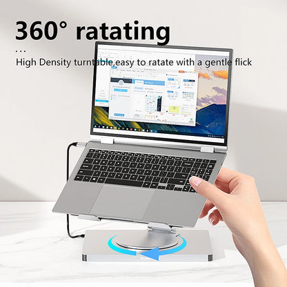 Blueendless 10-in-1 USB-C Hub & iPad Holder – 4K 60Hz Docking Station with 100W PD Charging