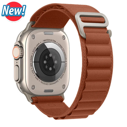 Alpine Loop Strap for Apple Watch – Rugged Adjustable Band (40–49mm, Ultra/Series Compatible)