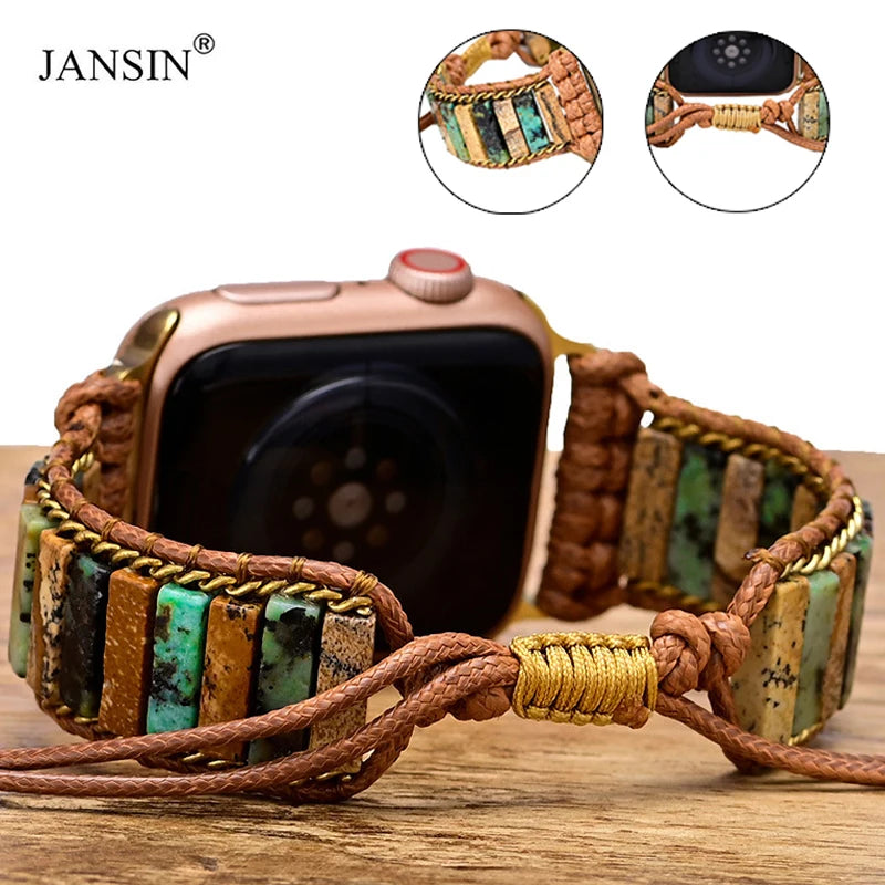 Bohemian Band For Apple Watch Ultra 3 2 1 49mm 45mm 41mm 42mm 40mm 46mm 44mm Women Jewelry Bracelet For iWatch 11 10 9 8 7 SE 3