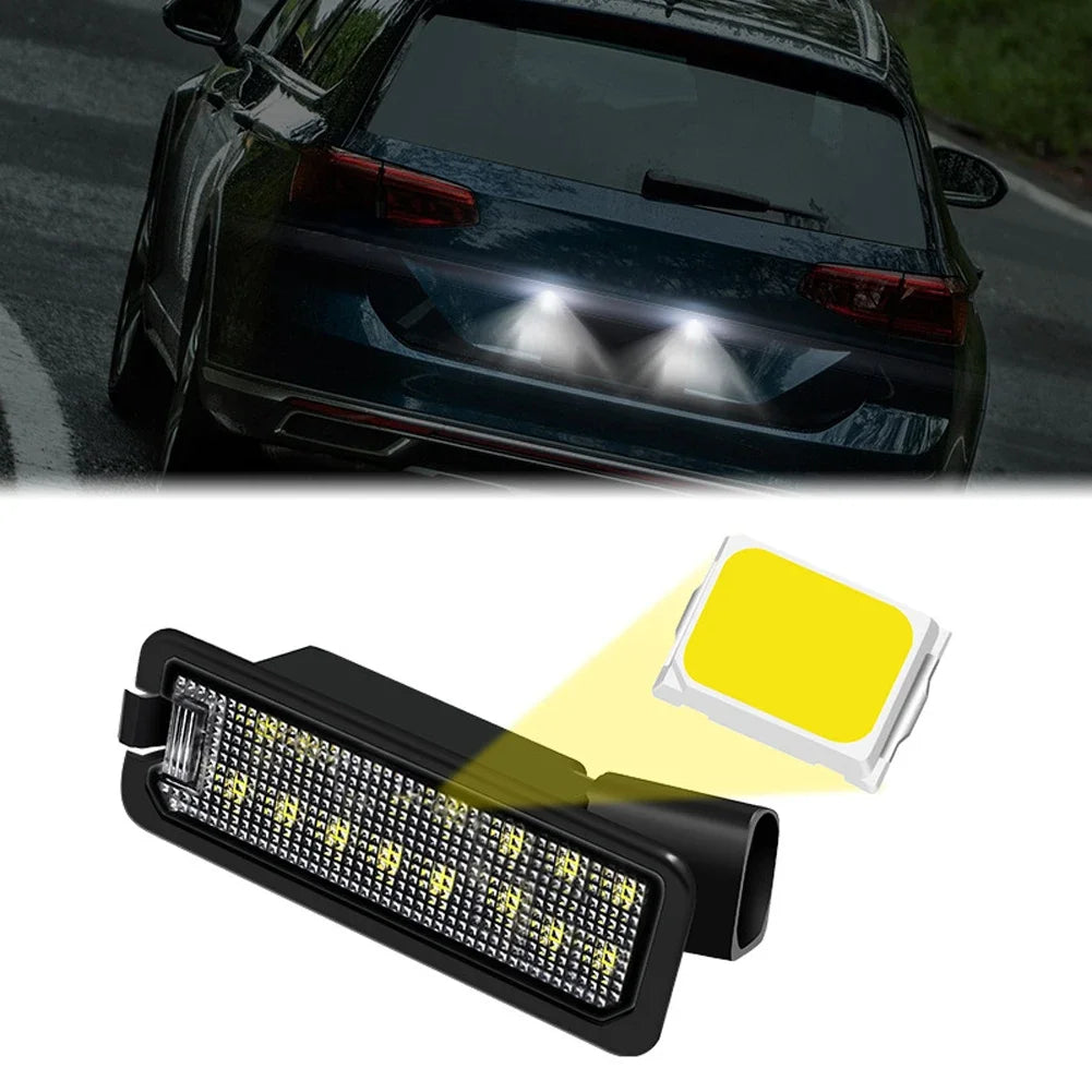 1/2Pc LED License Plate Light For VW Golf 4/5/6/7 Scirocco Eos Beetle Passat Polo Amarok T-Roc Arteon Phaeton Lupo OEM 1K8943021