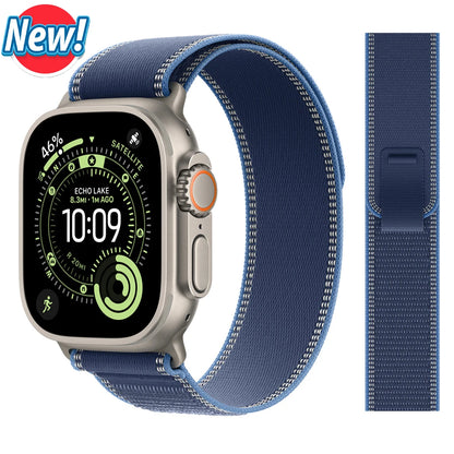 Trail Loop Strap for Apple Watch – Adjustable Sport Band (40–49mm, Ultra/Series Compatible)