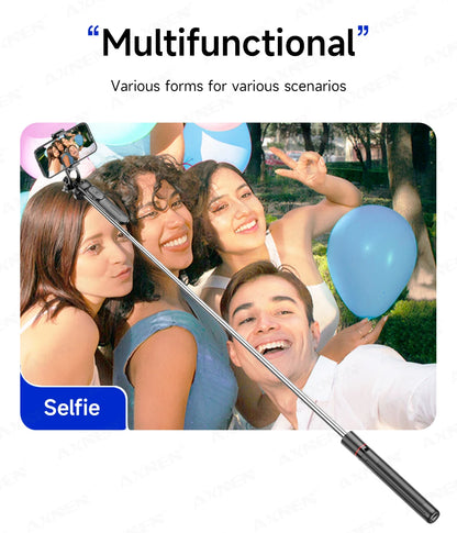 F16 Selfie Stick Tripod – 170cm Extendable with Bluetooth Remote & 360° Rotation
