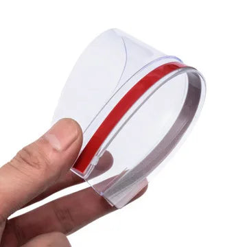 2PCS Universal Car Side Mirror Rain Visors – Carbon-Fiber Style Flexible Guards