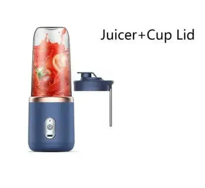 Portable Electric Juicer 400ml – USB Rechargeable Smoothie Blender for Fruit & Citrus