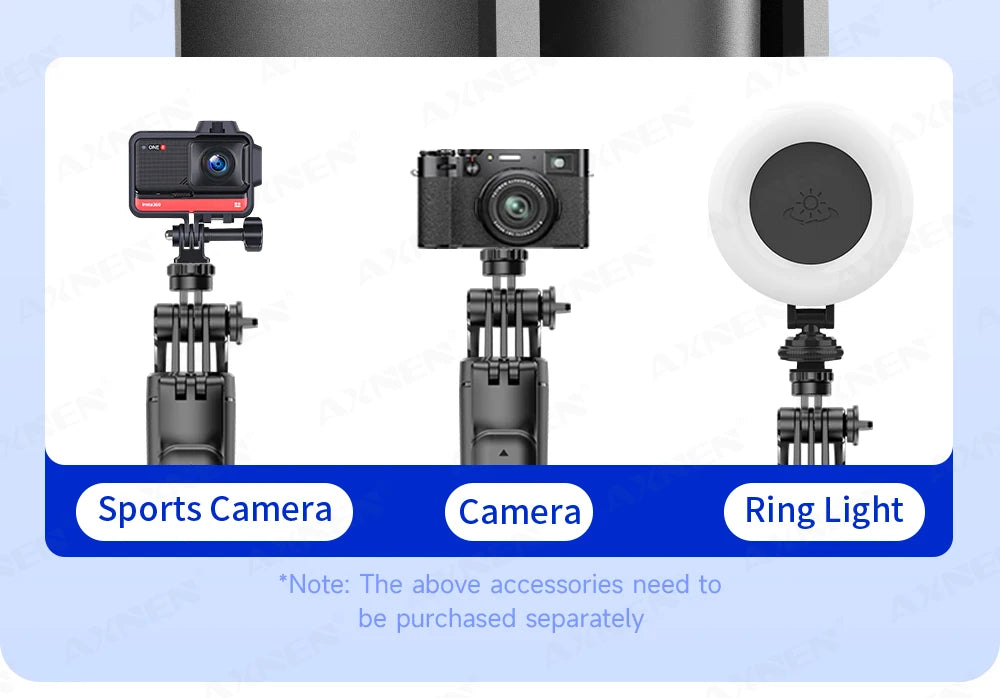 F16 Selfie Stick Tripod – 170cm Extendable with Bluetooth Remote & 360° Rotation