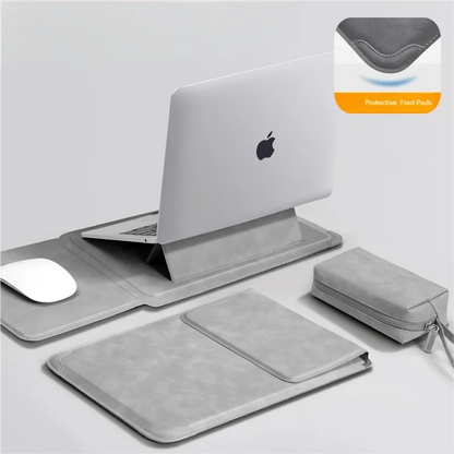 Laptop Sleeve Case 13 14 15 15.6 16Inch For Huawei HP DELL Bag For Macbook Air Pro 13 13.6 M4 Notebook Case with stand Men Women