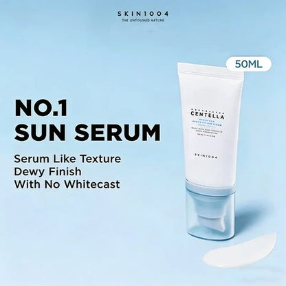 Korean Sunscreen SPF50+ – Centella Sun Serum & Hyalu-Cica Water Fit Sun Cream (50ml)