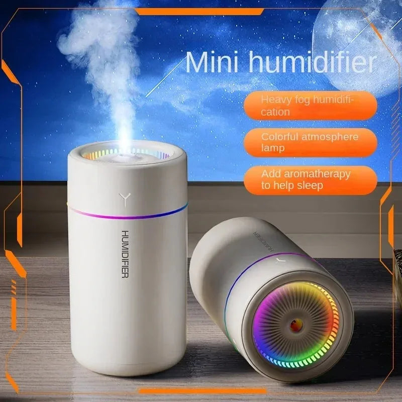 🌿 280ML Aroma Diffuser & Air Humidifier – Quiet Mist with Colorful Ambient Light