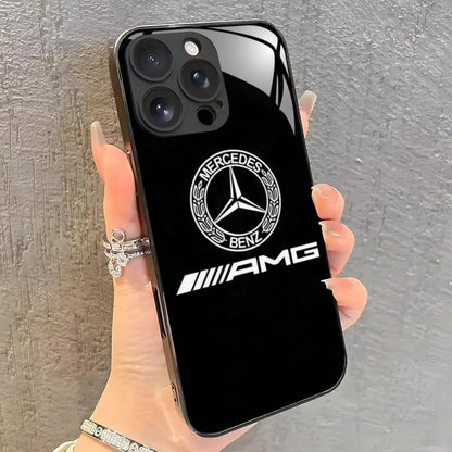Sport-B-Ben-zS-Merce-des-A-AMGes Phone Case For iPhone17 16 15 14 13 12 11 X XR XS 8 Plus Mini Pro Max Glass Case
