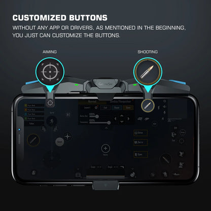 100% New Original GameSir F4 Falcon PUBG Mobile Gaming Controller  Call of Duty Gamepad Joystick