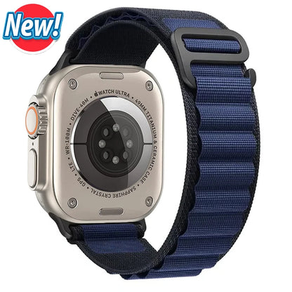 Alpine Loop Strap for Apple Watch – Rugged Adjustable Band (40–49mm, Ultra/Series Compatible)