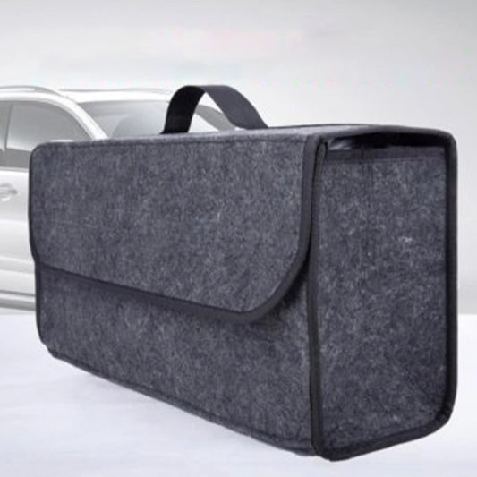 Large Car Trunk Organizer – Anti-Slip Compartment Storage Bag Felt Tool Box