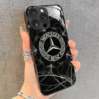 Sport-B-Ben-zS-Merce-des-A-AMGes Phone Case For iPhone17 16 15 14 13 12 11 X XR XS 8 Plus Mini Pro Max Glass Case