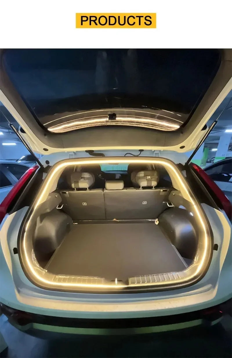 LED Trunk Light Strip – Automatic Sensing Interior Ambient Lighting (Wireless)