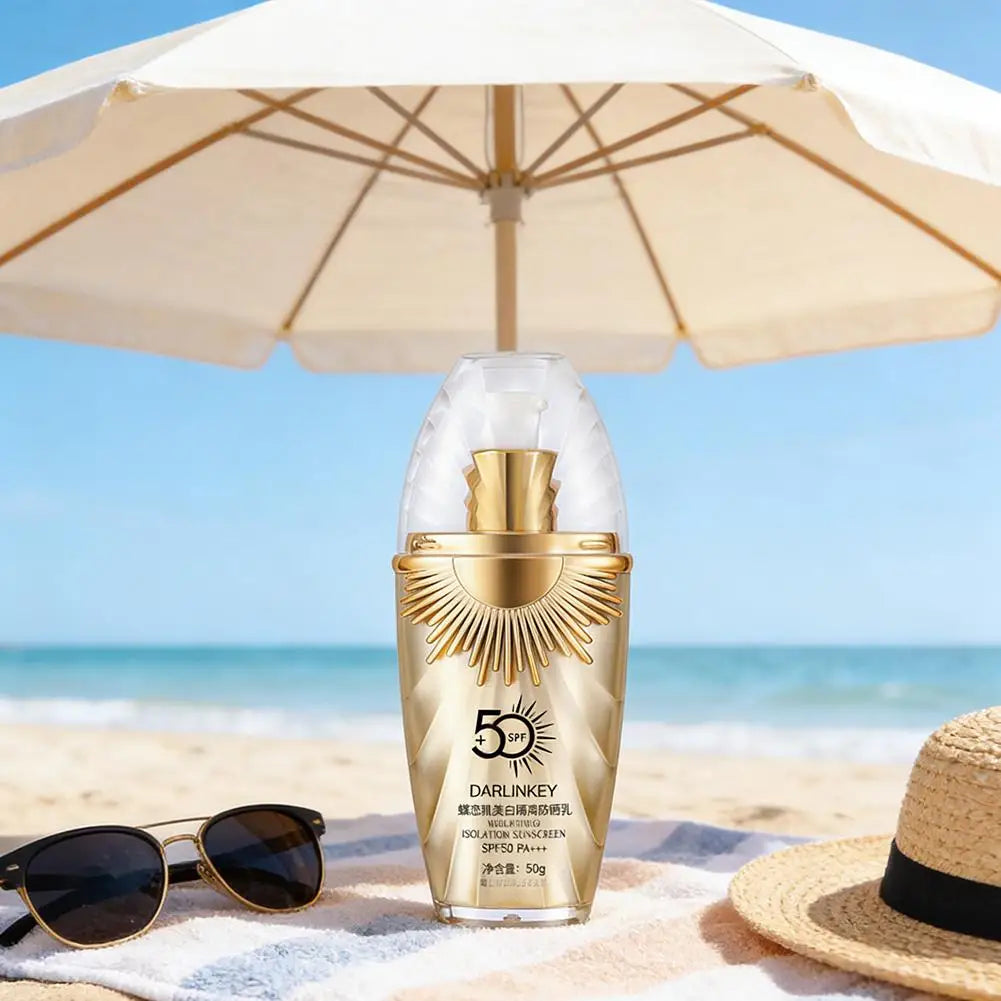 SPF50+ Whitening Sunscreen Lotion – Oil Control & Moisturizing Face Protection
