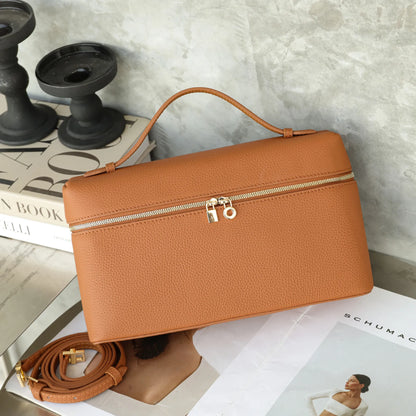 MENDY Genuine Leather Women’s Handbag – Large Shoulder & Crossbody Luxury Designer Bag
