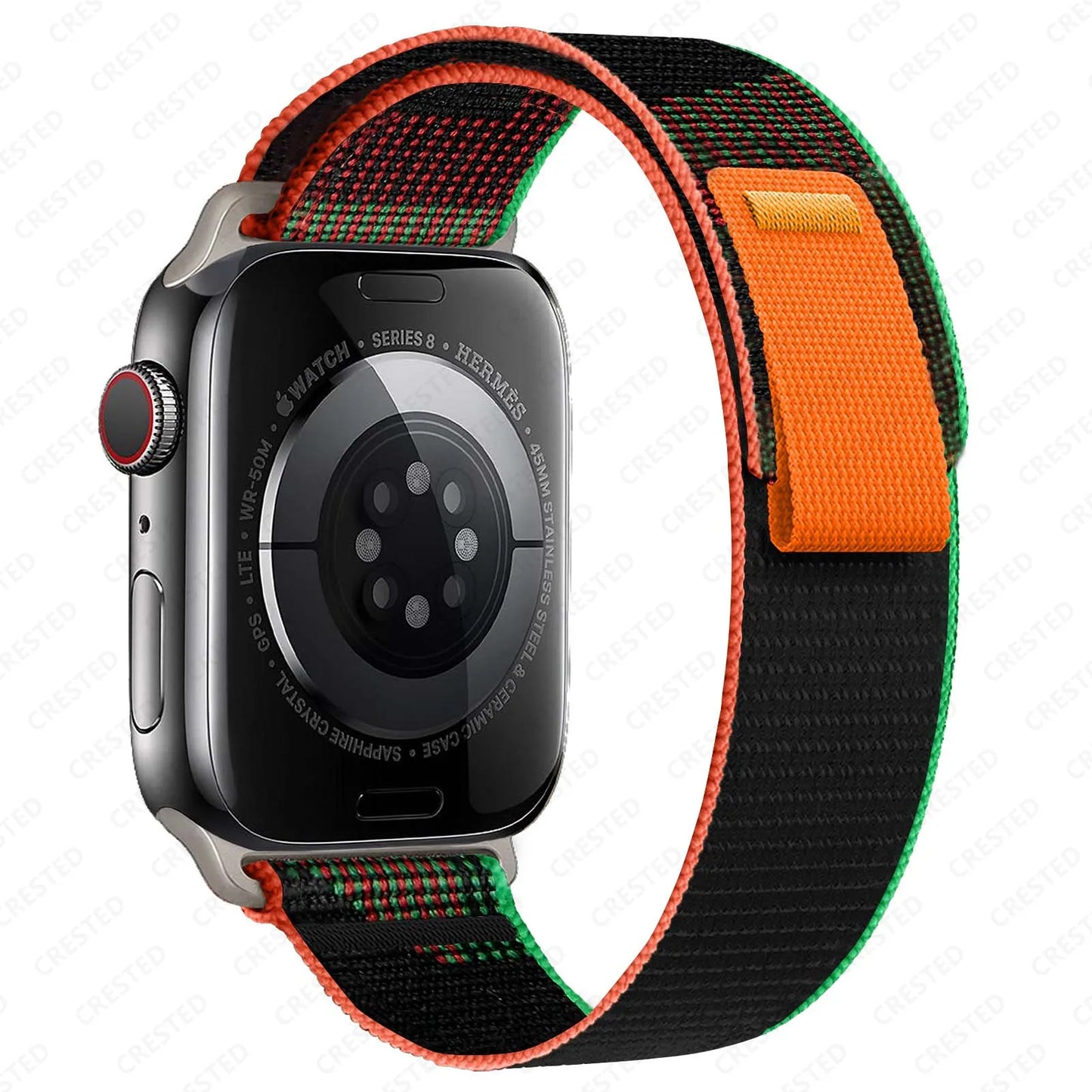 Trail Loop Strap for Apple Watch – Adjustable Sport Band (40–49mm, Ultra/Series Compatible)