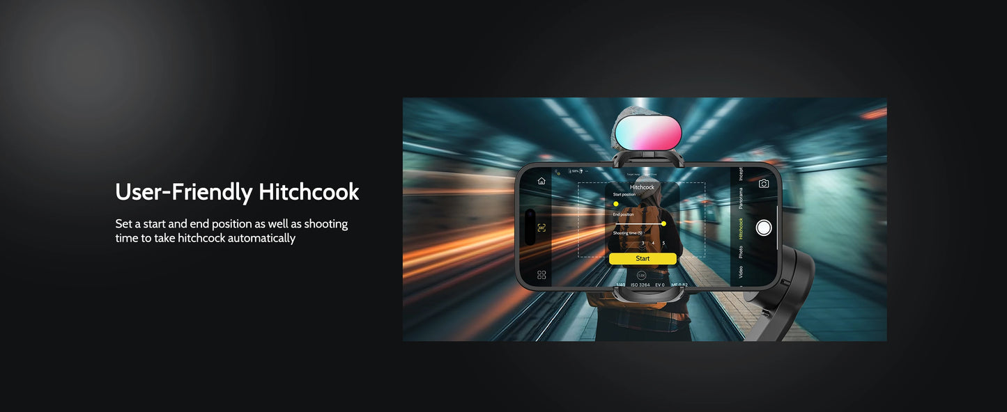 Pro 3-Axis Gimbal Stabilizer for iPhone & Android