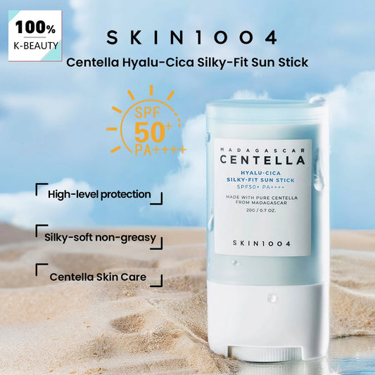 SKIN1004 Hyalu-Cica Sun Stick SPF50+ PA++++ – Portable Centella Sunscreen for Daily Protection