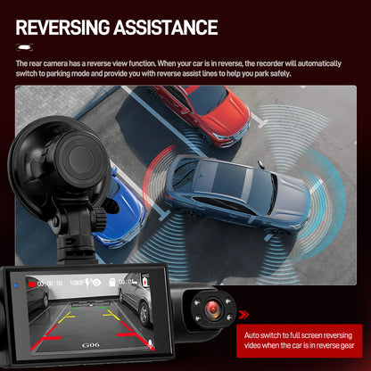 1080P 4-Camera Dash Cam – Full Protection Recording System