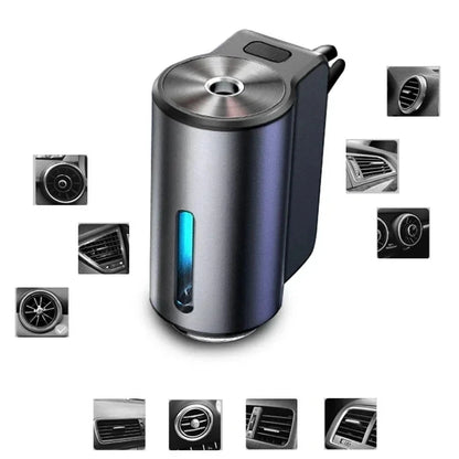 Electric Car Air Freshener – Auto Aroma Diffuser Vent Clip Essential Oil Humidifier