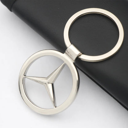 Metal/Leather Keychain Hand-Woven Key Rope Key Ring Key Holder For Mercedes Benz AMG W204 W205 W212 W213 W221 W117 W177 GLA GLE