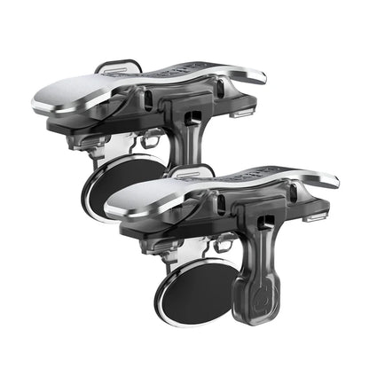 X8 Mobile Game Trigger For PUBG Phone Gaming Controller 6 Finger Trigger Sensitive Shooting Gamepad L1 R1 Aim Keys Gaming Handle