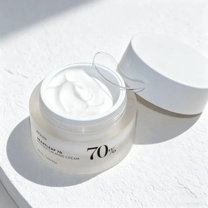 Korean Heartleaf 70 Intense Whitening Cream Soothing Facial Moisturizer Cream Barrier Repair Daily Cream 50ml Skincare Products