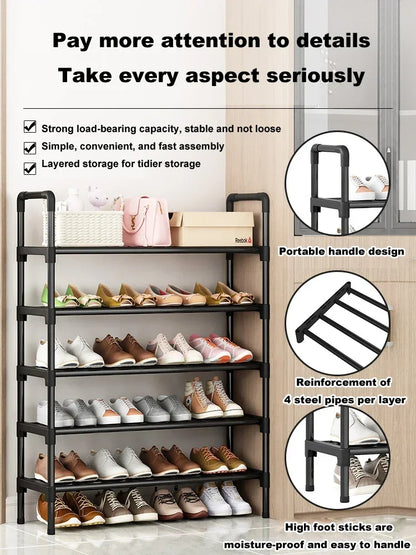 Multi-Layer Shoe Rack – Space Saving Storage Organizer for Home & Dorm