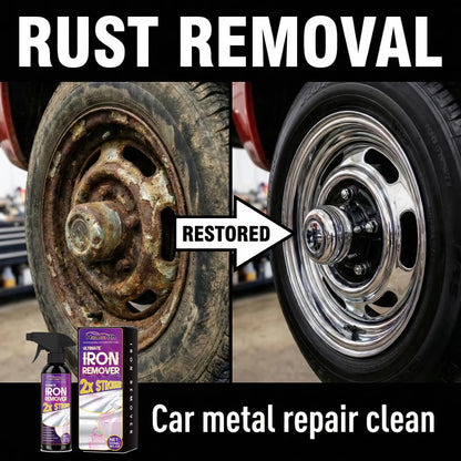 Powerful Rust Remover Spray for Metal, Cars & Tools