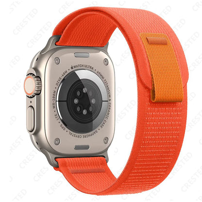 Trail Loop Strap for Apple Watch – Adjustable Sport Band (40–49mm, Ultra/Series Compatible)