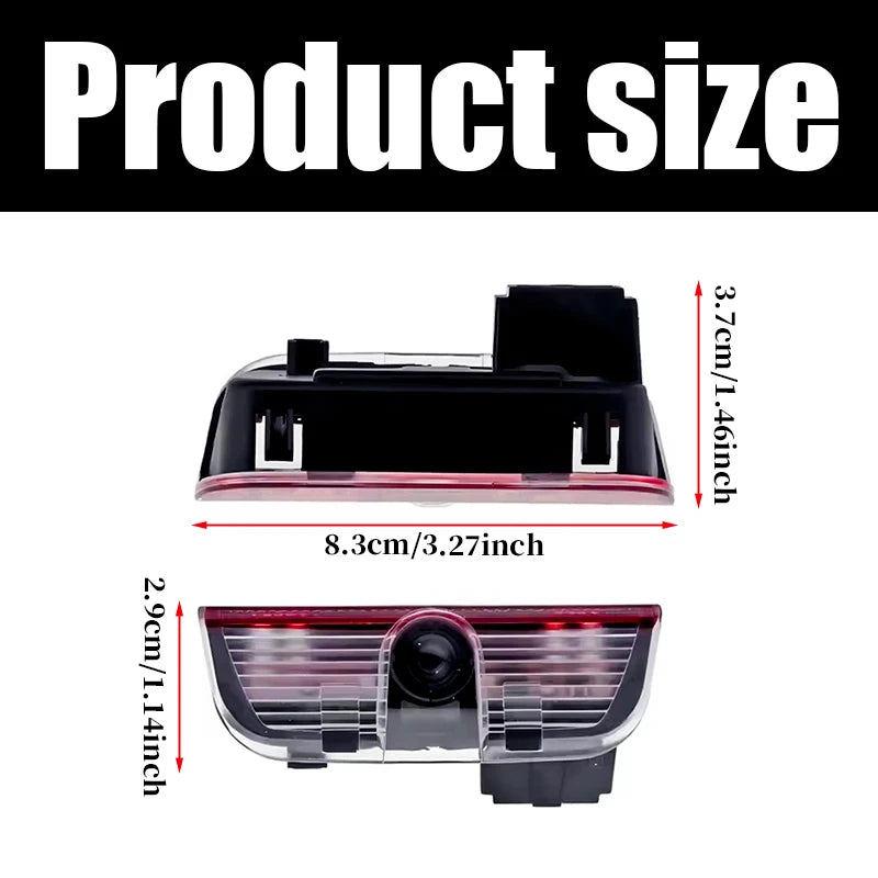 2PCS LED Door Logo Projector Lights for VW Golf, Passat, Jetta & Touareg | Plug & Play