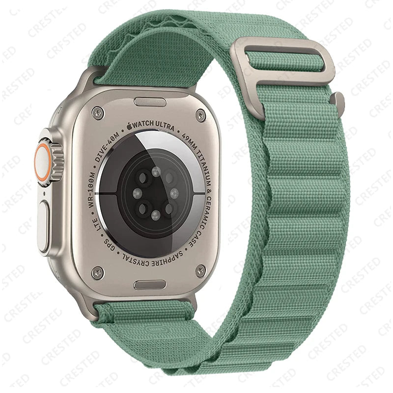 Alpine Loop Strap for Apple Watch – Rugged Adjustable Band (40–49mm, Ultra/Series Compatible)