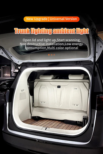 LED Trunk Light Strip – Automatic Sensing Interior Ambient Lighting (Wireless)