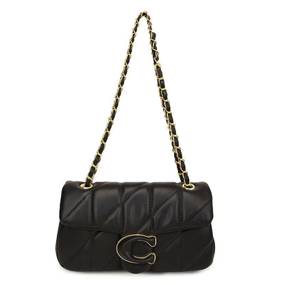 Quilted Stitch Chain Shoulder Crossbody Top Handle Bag Women Fashion Trendy Hobo Handbag Hot Selling