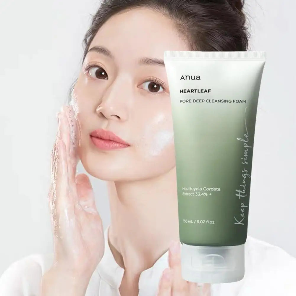  Deep Pore Cleanser Foam Facial Cleanser Remove Blackhead Moisturizing Shrink Oil Control Skin Care Deep Cleansing Foam