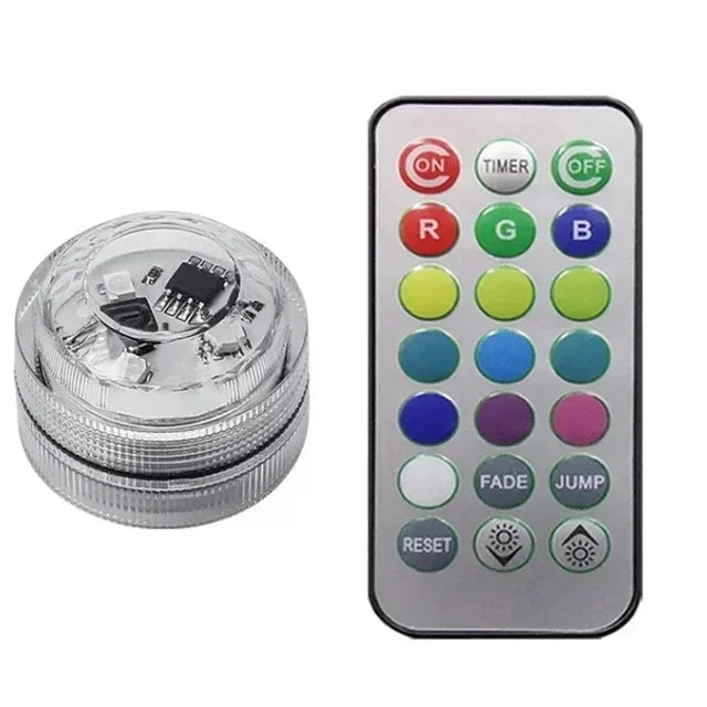 Wireless LED Car Interior Light – Adhesive Ambient Roof Lamp with Remote Control