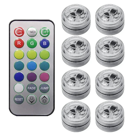 Wireless LED Car Interior Light – Adhesive Ambient Roof Lamp with Remote Control