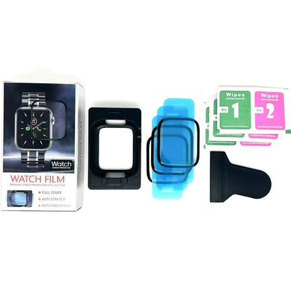 3PCS Ceramic Film For Apple Watch Ultra 8 7 49mm 45mm 41mm Screen Protector For Apple Watch 6 5 4 SE 44mm 40mm 3 2 9 42mm 38mm