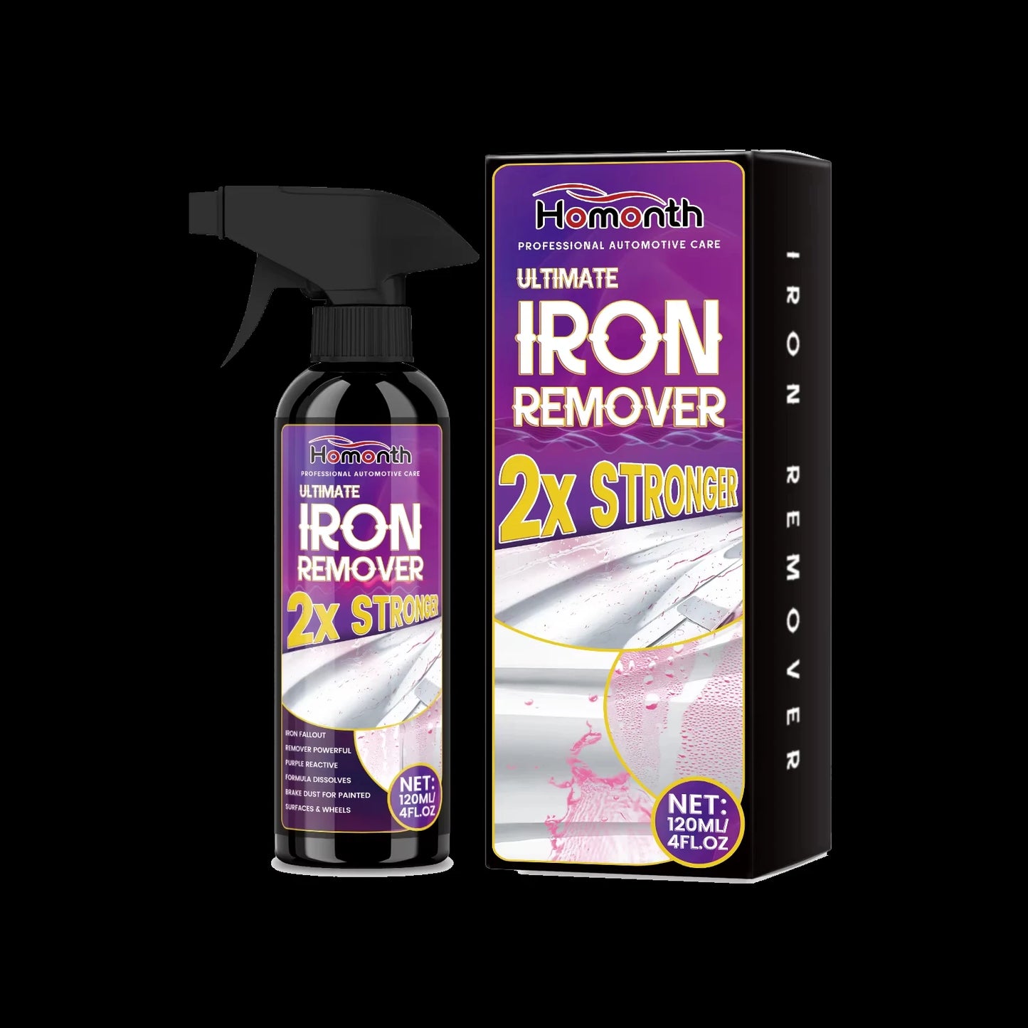 Powerful Rust Remover Spray for Metal, Cars & Tools