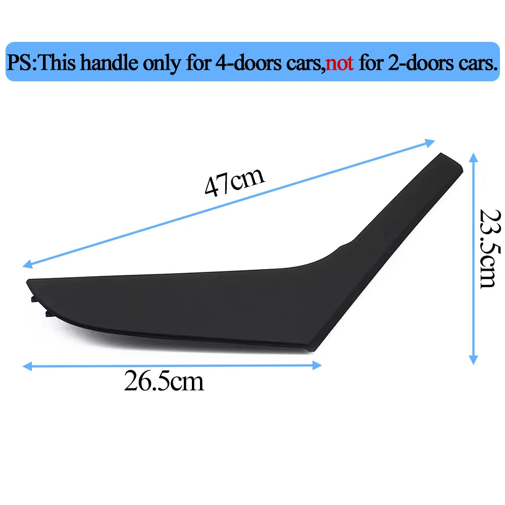 Interior Door Pull Handle Cover Trim for VW Golf 6 GTI MK6 (2009–2014) Left & Right Set