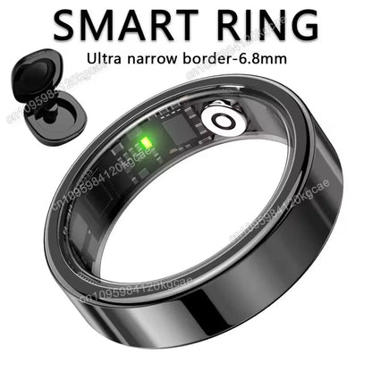 2026 Smart Ring – Heart Rate, Blood Pressure, Sleep & Motion Tracking, IP68 Waterproof