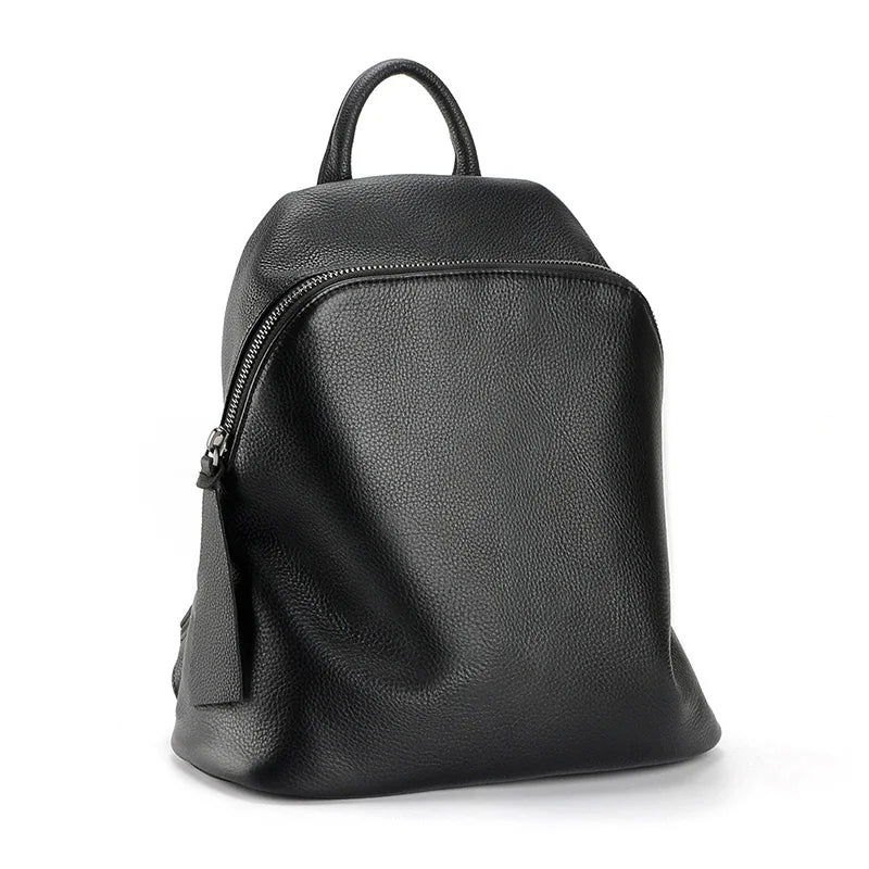 Zency Genuine Leather Women’s Vintage Travel Backpack