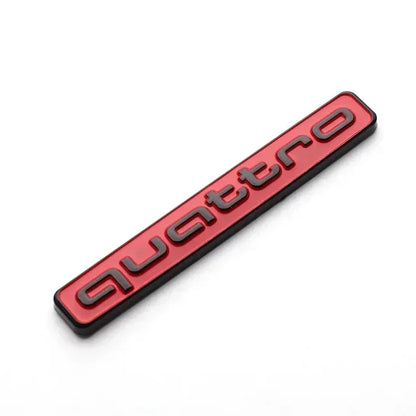 Sport Quattro Style Car Logo Badge for Vehicles