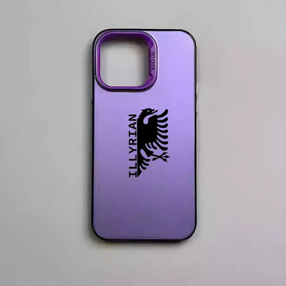 Albania Flag Eagle Logo Phone Case For IPhone 17 16 15 14 13 12 11 Pro Max Air Multicolor Matte Laser Metallic Aurora Funda