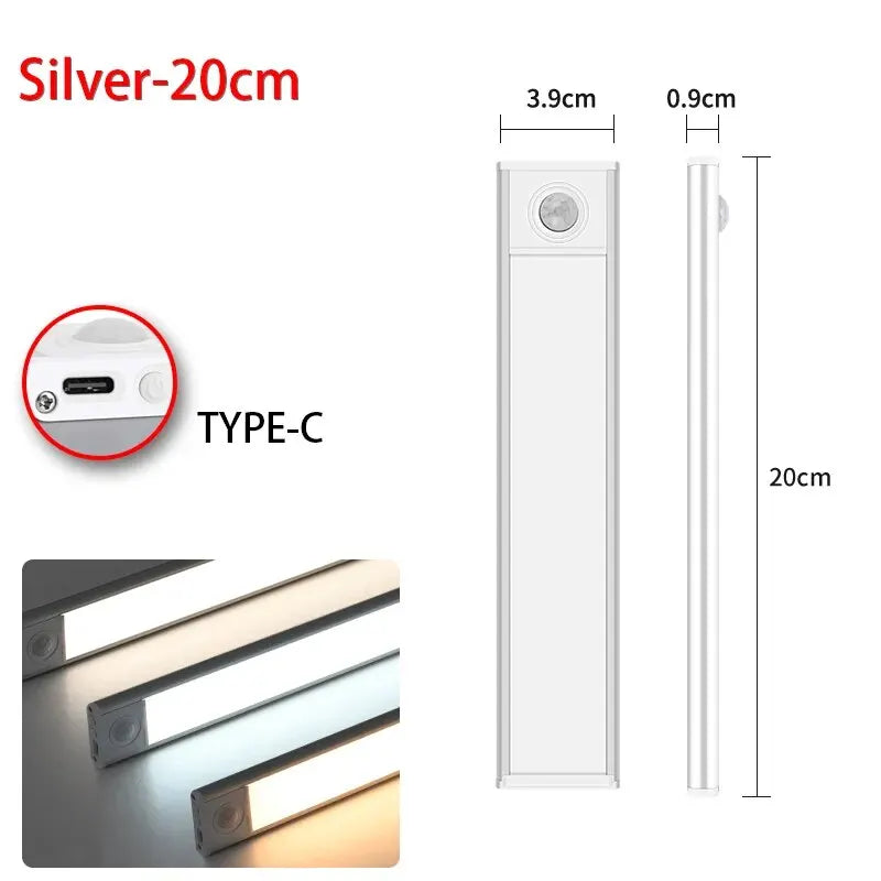 LED Motion Sensor Light – Wireless USB Rechargeable Night Light