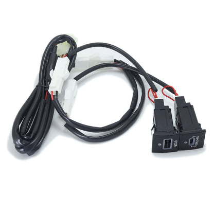 USB Car Charger Socket QC3.0 & Type-C PD for VW Golf 6, Jetta 5, Scirocco (2006–2012) – 12V/24V